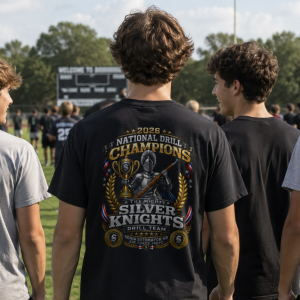 2026 National Drill Champions – Silver Knights Drill Team T-Shirt