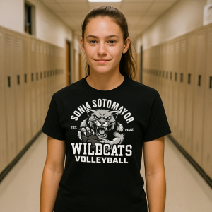 Wildcats Volleyball – Full Court Fury Tee