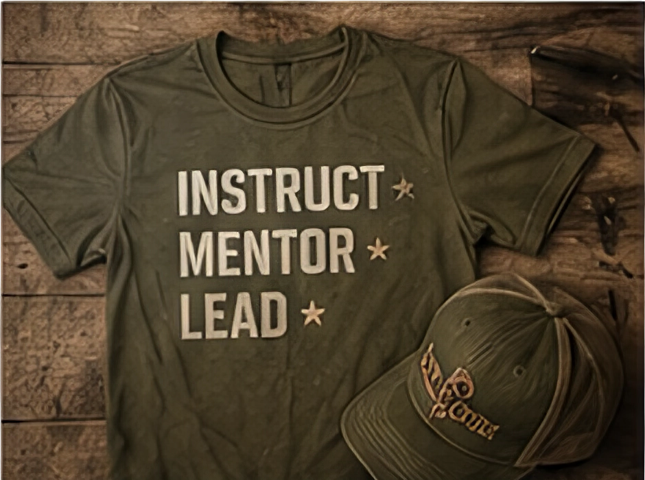 Military drill instructor apparel